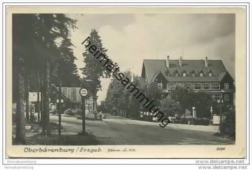 Oberbärenburg - Verlag A. &amp; R. Adam Dresden - Foto-AK 50er Jahre Handabzug