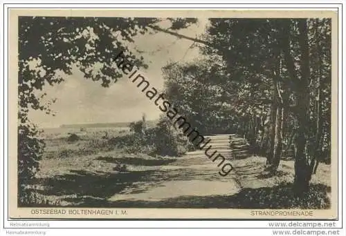 Boltenhagen - Ostseebad - Strandpromenade