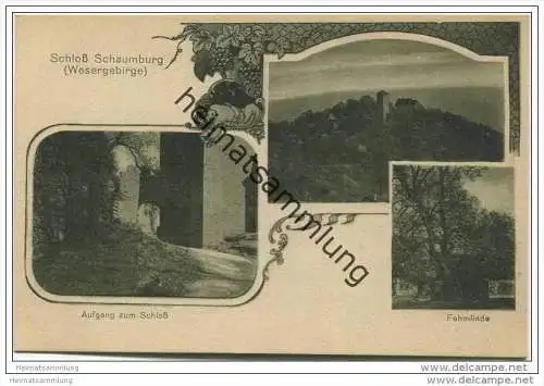 Schloss Burg Schaumburg ca. 1910