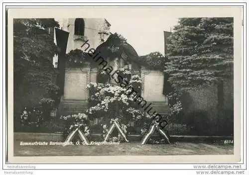 Sarleinsbach - Kriegerdenkmal - Foto-AK