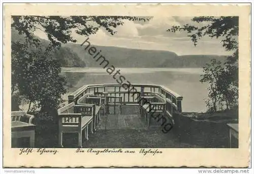 Holsteinische Schweiz - Die Angelbrücke am Ugleisee - Verlag Julius Simonsen Oldenburg gel. 1937