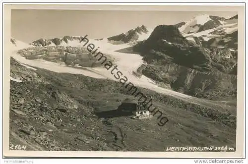 Vernagthütte - Ötztaler Alpen - Foto-AK - Verlag Much Heiss Innsbruck 1938