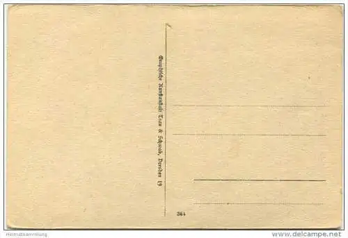 Sächs. Schweiz - Zeughaus mit Forsthaus Goldstein - Verlag Trau &amp; Schwab Dresden