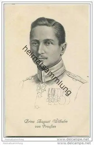 Prinz August Wilhelm von Preussen - Stengel-Karte Nr. 49150