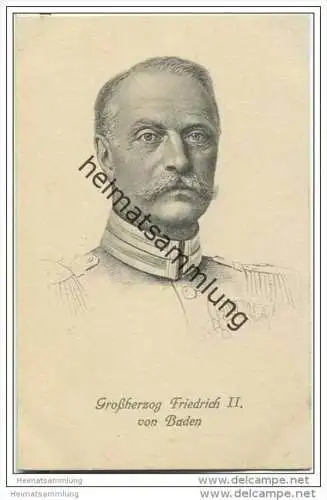 Grossherzog Friedrich II. von Baden - Stengel-Karte Nr. 49157