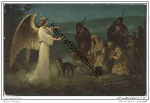 Die Heilige Schrift - Der Engel verkündet den Hirten die Geburt Jesu - L'angelo annunzia la nascita di Gesu ai pastori