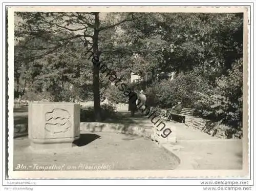 Berlin-Tempelhof - Am Alboinplatz - Foto-AK - um 1960 - Handabzug