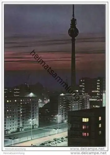 Berlin - Blick zum Fernsehturm - AK Grossformat
