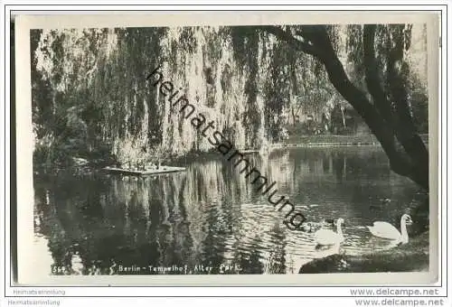 Berlin-Tempelhof - Alter Park - Foto-AK