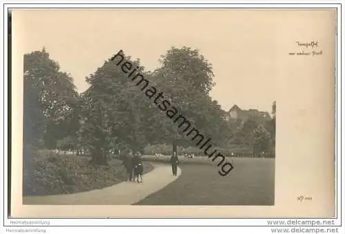 Berlin-Tempelhof - Im Neuen-Park - Foto-AK 30er Jahre