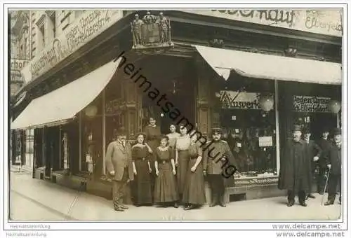 Hagen - Herrmanns &amp; Froitzheim Nachf. W. Karhoff - Hut und Krawattengeschäft - Elberfelderstrasse 2 - Foto-AK