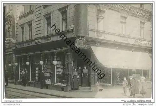 Hagen - Herrmanns &amp; Froitzheim Nachf. W. Karhoff - Hut und Krawattengeschäft - Elberfelderstrasse 2 - Foto-AK