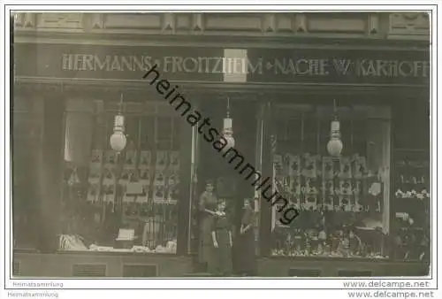 Hagen Westfalen - Herrmanns &amp; Froitzheim Nachf. W. Karhoff - Hut und Krawattengeschäft - Elberfelderstrasse 2 - Foto