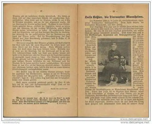 Tierschutz Kalender 1925 - 34 Seiten Kalender Gedichte Geschichten - Herausgegeben vom Berliner Tierschutz-Verein
