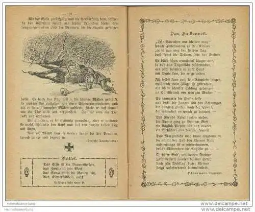 Tierschutz Kalender 1917 - 50 Seiten Kalender Gedichte Geschichten - Herausgegeben vom Berliner Tierschutz-Verein