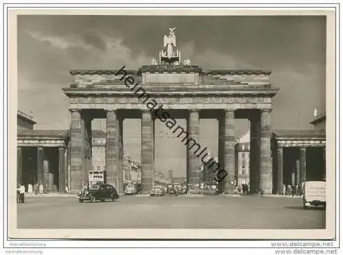 Berlin - Brandenburger Tor - Foto-AK Grossformat 30er Jahre