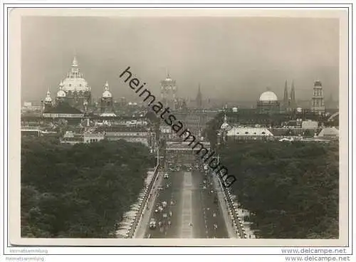 Berlin - Blick von der Siegessäule - Foto-AK Grossformat 40er Jahre