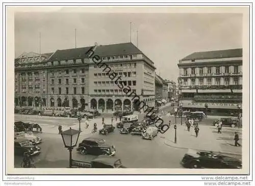 Berlin - Unter den Linden Ecke Friedrichstrasse - Foto-AK Grossformat 40er Jahre