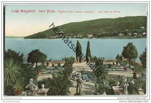 Lago Maggiore - 28838 Stresa - Isola Bella - Giardino delle statue e mosaici