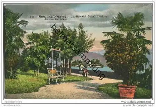 Lago Maggiore - 28838 Stresa - Giardino del Grand Hotel