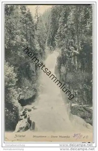 Zillertal - Stillupklamm - Oberer Wasserfall