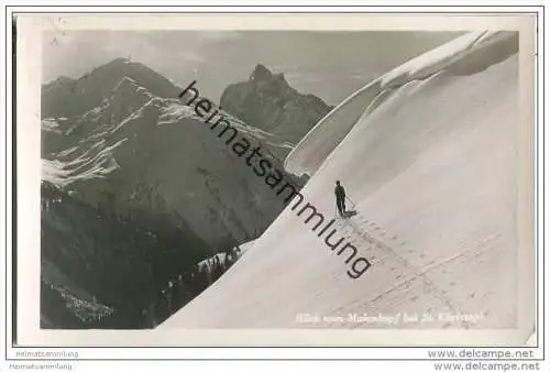 Blick vom Maienkopf - bei St. Christoph am Arlberg - Foto-AK