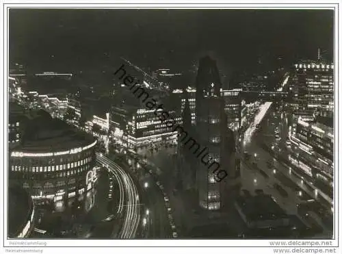 Berlin - City im Licht - Foto-AK Grossformat