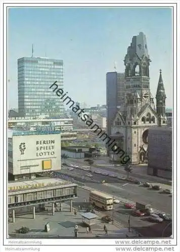 Berlin - Gedächtniskirche - Europa-Center - AK Grossformat