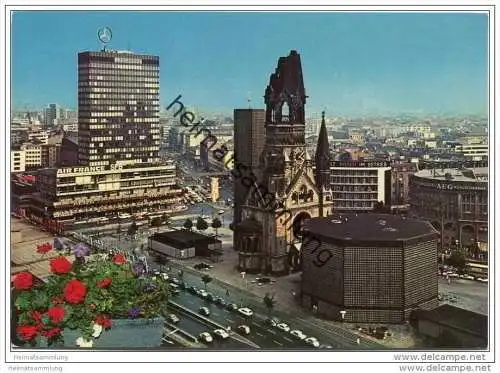 Berlin - Gedächtniskirche - Europa-Center - AK Grossformat