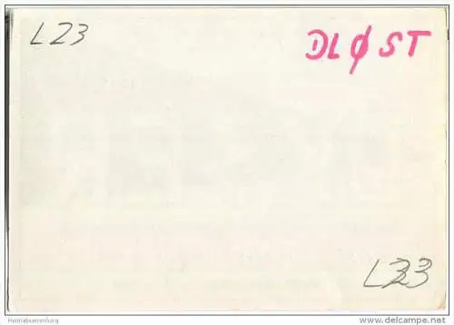 QSL - QTH - Funkkarte - DK3ER - Wesel - 1969
