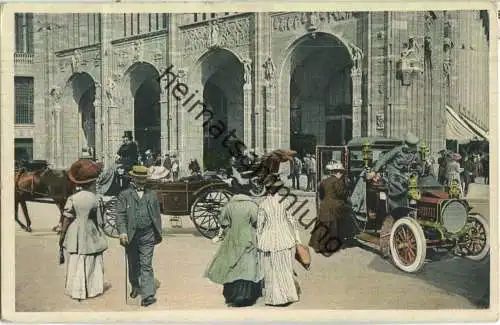 Berliner Leben - Vor Wertheim am Leipziger Platz