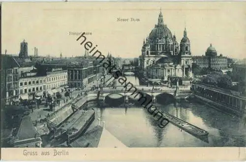 Gruss aus Berlin - Burgstrasse - Neuer Dom