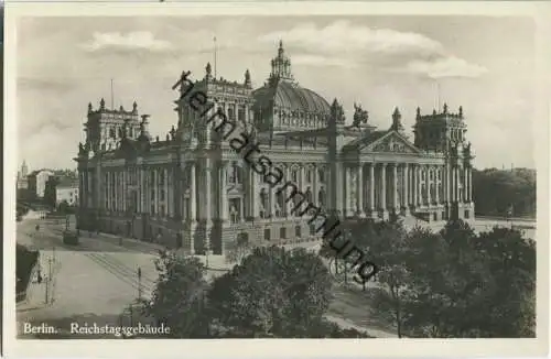 Berlin - Reichstagsgebäude - Foto-Ansichtskarte - Verlag I. W. B.