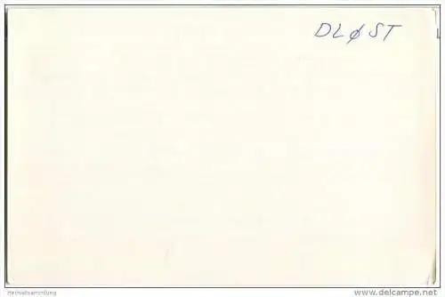 QSL - QTH - Funkkarte - DJ0YV - Dettingen - 1971