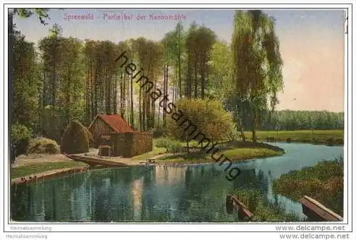 Spreewald - Kannomühle - AK 20er Jahre