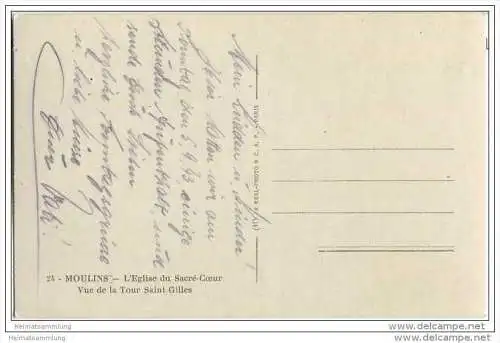 Moulins - Eglise du Sacre-Coeur - Foto-AK