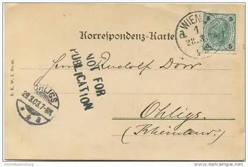Wien I - K. u. K. Hof-Opernhaus gel. 1903