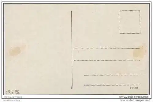 Frankfurt am Main - Kaiserstrasse mit Uhrtürmchen 20er Jahre