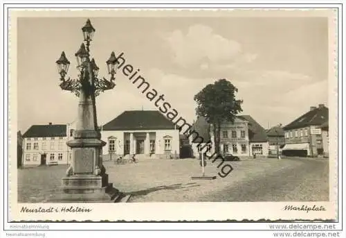 Neustadt - Holstein - Marktplatz - Wagrisch-Fehmarnsche Blätter - Ratsschenke - Foto-AK 1940