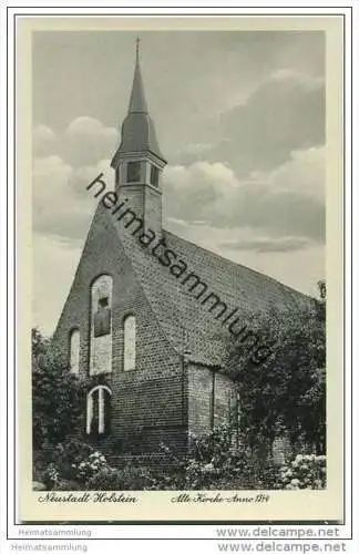 Neustadt - Holstein - Alte Kirche 40er Jahre