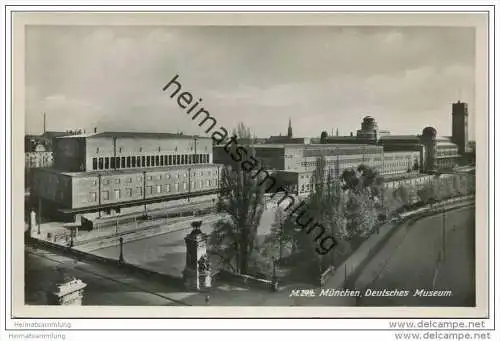 München - Deutsches Museum - Foto-AK 30er Jahre