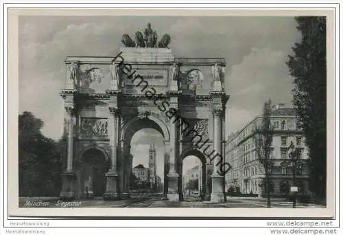 München - Siegestor 40er Jahre