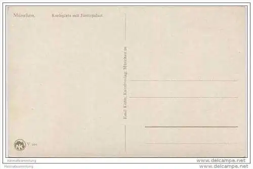 München - Karlsplatz mit Justizpalast