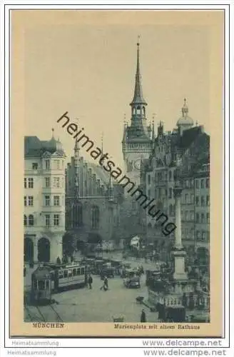 München - Marienplatz und altes Rathaus