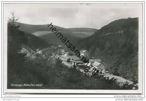 Gehlberger Mühle - Foto-AK