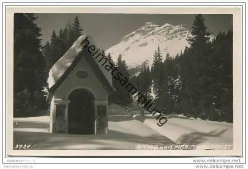 Am Weg nach Maria Waldrast - Foto-AK