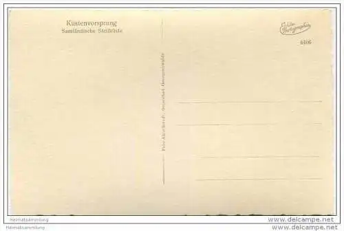 Ostseebad Georgenswalde - Samländische Steilküste - Foto-AK 40er Jahre