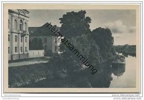 Oranienburg - Partie an der Havel und Schloss 1947