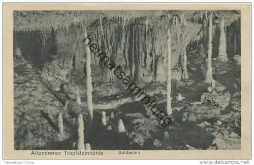 Attendorn - Tropfsteinhöhle - Baldachin - Verlag der Biggetaler Kalkwerke Attendorn