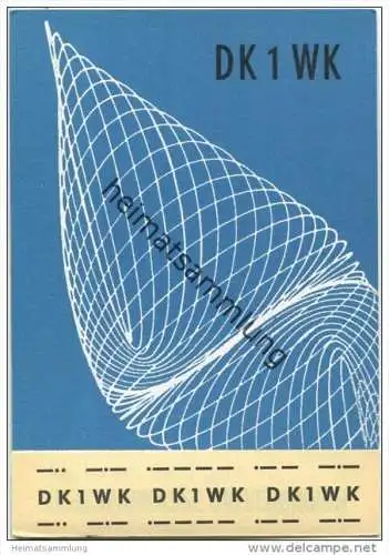 QSL - QTH - Funkkarte - DK1WK - Grevenbroich - 1968